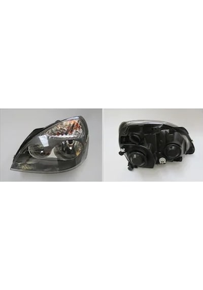 Sol Far Elektrikli Siyah Renault Clio 01-05 tyc Ren10cl018