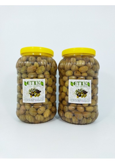 Etik Yerli Ürünler Domat Cinsi Kırma Tatlanmış Zeytin 2 x 3 KG