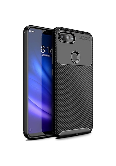 Xiaomi Redmi Mi8 Lite Kilif Karbon Tasarim Negro Silikon 405799228