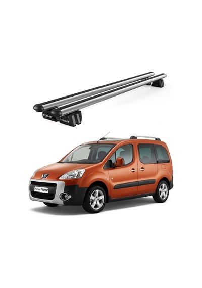 Pençe Peugeot Partner Tepee 2002-2008 Uyumlu Gri Ara Atkı 109cm Port Bagaj Tavan Barı