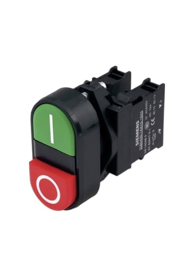 Siemens 3sb6110-3aa24-1mk0 - 22mm 1no/1nc Plastik Komple İkiz Buton