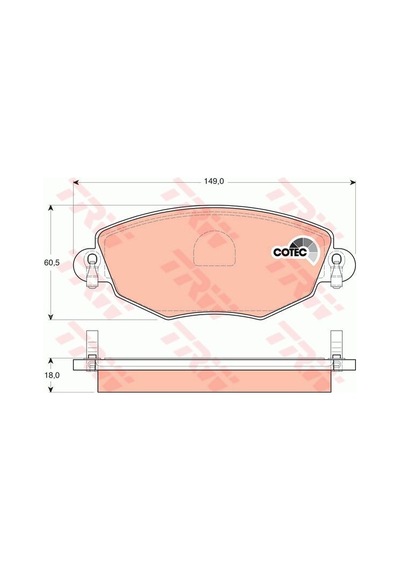 Ford Mondeo 3 Ön Fren Balatası 2001-2007 Trw