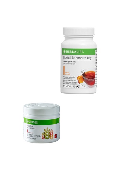 Multi-fiber Multi-fiber Lifli Ve Aromalı Içecek Tozu Elma 204 G Ve Şeftali Çay 50gr Set13