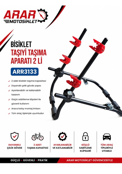 Bisiklet Taşıyı Taşıma Aparatı 2 Li-arr3133