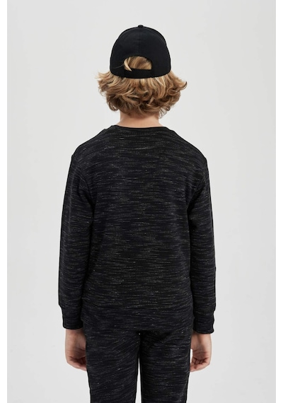DeFacto Erkek Çocuk Bisiklet Yaka Sweatshirt C0083A823CWBK81