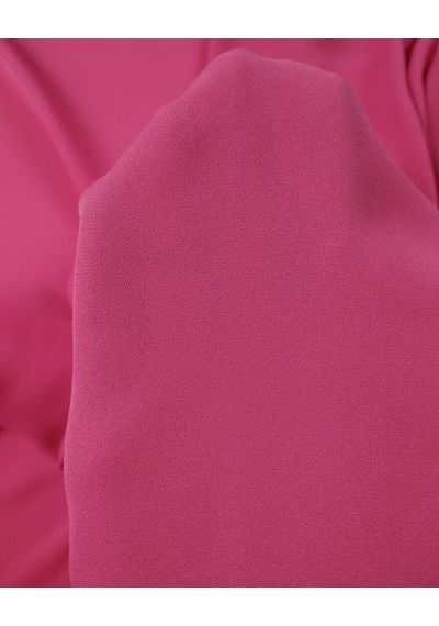 Şeker Pembe Renkte Krep Şifon Kumaş 145x300cm-11415