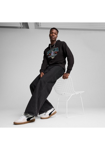 Puma Sports Legacy Graphic Erkek Siyah Sweatshirt 629629 2800282