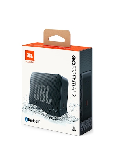 Go Essential 2 Taşınabilir Bluetooth Hoparlör, Pro Ses, 5 Saate Kadar Pil Ömrü, Ip67 Su Geçirmez Tasarım, Siyah