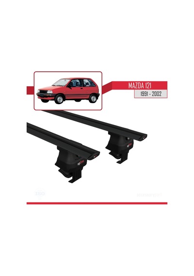 Mazda 121 1991-2002 Arası İle Uyumlu Ace-4 Ara Atkı Tavan Barı Siyah