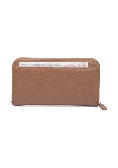 Tergan Taba Deri Kadın Cüzdan - S1cb00005734-b67 Taba