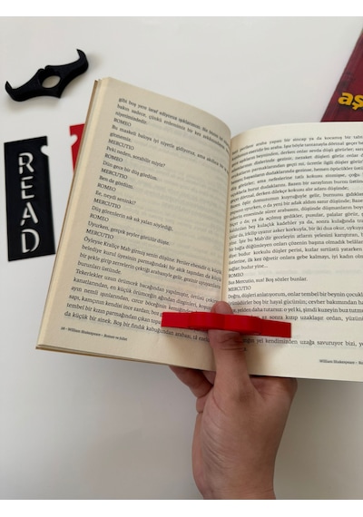 Çiftlere Özel Sayfa Tutucu Ve Kitap Ayracı Set-çiftlere Özel Okuma Arkadaşları