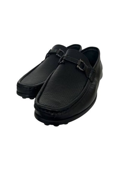 Kemal Tanca 887 2551 Erkek Hakiki Deri Loafer Ayakkabı siyah