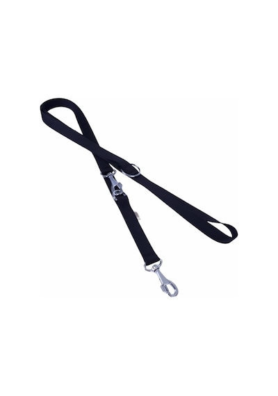 Doggie Çok Ayarlı Eğitimci Dokuma Gezdirme Siyah 2x120-190 Cm Siyah
