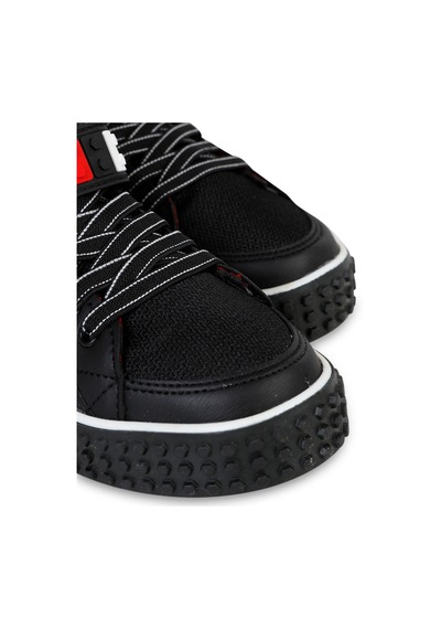 M.P Mpone Ft Sports Casual Erkek Çocuk Spor Ayakkabı 31-35 Numara Siyah 13794330824w1-1 Siyah
