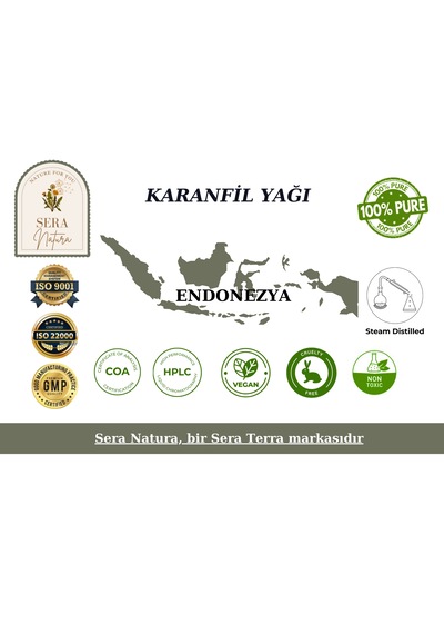 %100 Saf Karanfil Uçucu Yağı 10 Ml - Yerli Üretim Eugenia Caryophyllus Doğal Yağ 10 ML