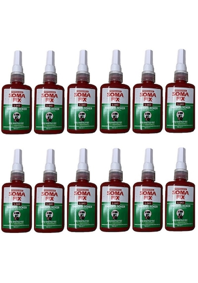 12 Ad 50 Ml Somafix Civata Diş Sabitleyici Orta Mukavemetli S043