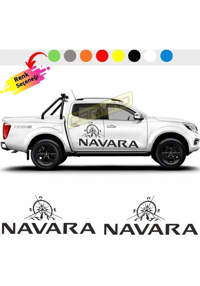 Nissan Navara Pusula Off Road Oto Sticker Set