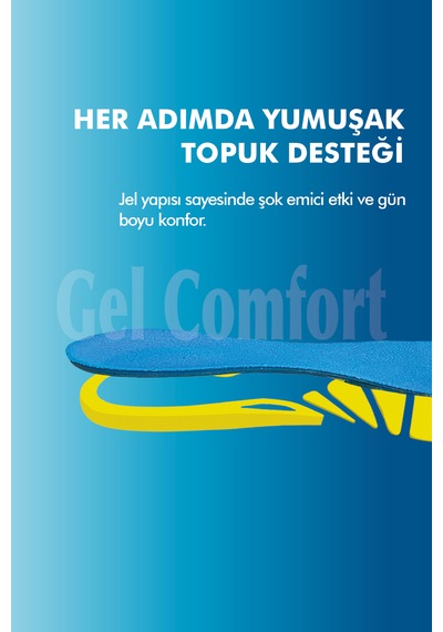 Gel Comfort GC14  Ortopedik Jel Tabanlık Yumuşak Rahat Konforlu Tabanlık
