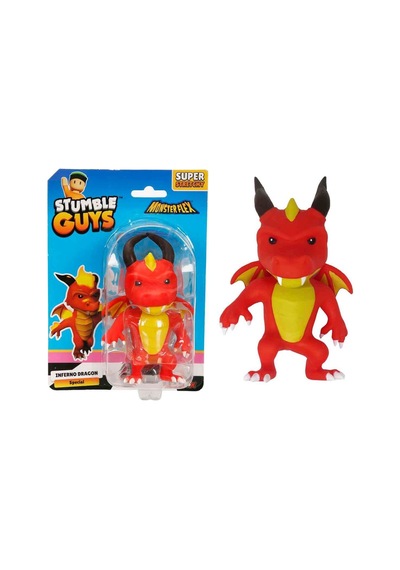 Monster Flex Stumble Guys Super Stretch Figür - Inferno Dragon