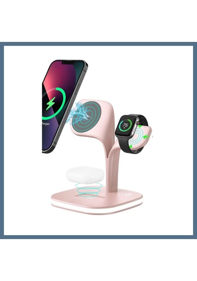 Buradabulabilirsin Ym-ud22 Kablosuz Şarj Masaüstü Set - Pembe Bbz