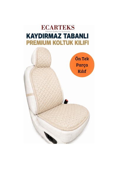 Oto Ön Koltuk Tekli Minder Terletmez Kolay Montaj Universal Koruyucu Kılıf Kumaş 54947033