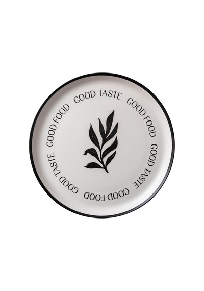 6'lı Seramik Servis, Pasta Tabak Good Food Çok Renkli