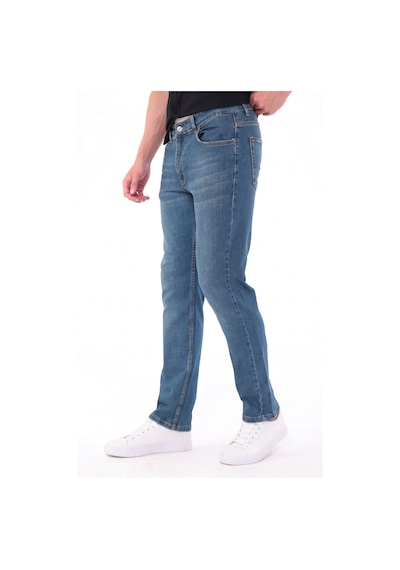 Blayn Jeans Erkek Tint Efekt Diz İzi Yapmayan Pamuklu Esnek Denim Jean Kot Pantolon Regular Kalıp