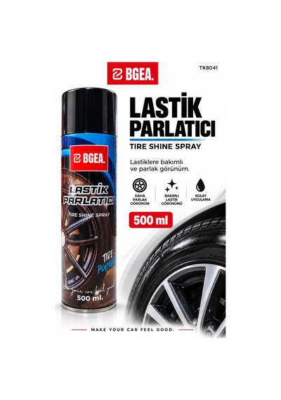 Bgea Lastik Parlatıcı Sprey 500 Ml Tire Shine Aerosol
