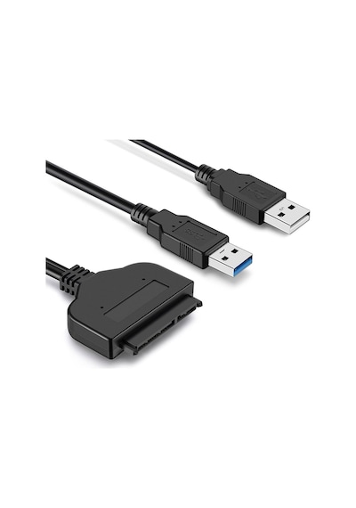 Usb 3.0 İle Sata Kablo Dönüştürücü, 2.5 İnç Ve 3.5 İnç Hdd/ssd Bağlantısı, 4tb Destekli, Hızlı Standart