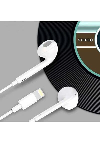 Mcg Apple  Uyumlu  iPhone Ucu Çıkışlı Pop Up Kulakiçi Yumuşak Kontrol Tuşlu Kulaklık