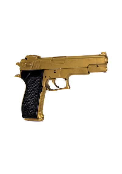 Boncuk Atan Silah Gold Colt Twın Eagle 22 Cm 300 Adet Mermi