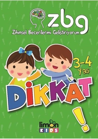Zihinsel Becerilerimi Geliştiriyorum 3-4 Yaş Dikkat!- Limonkids