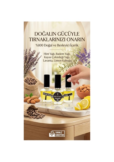Tırnak Bakım Yağı %100 Doğal Yağlardan El Yapımı 15cc