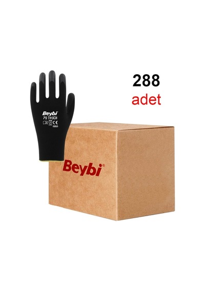 Beybi Siyah Pu Touch Montaj Eldiveni 288 Çift