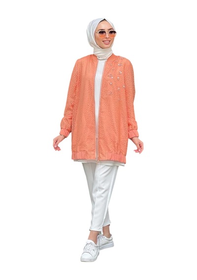 Kayra Kadın Ceket Ka-b24-13067 Pembe