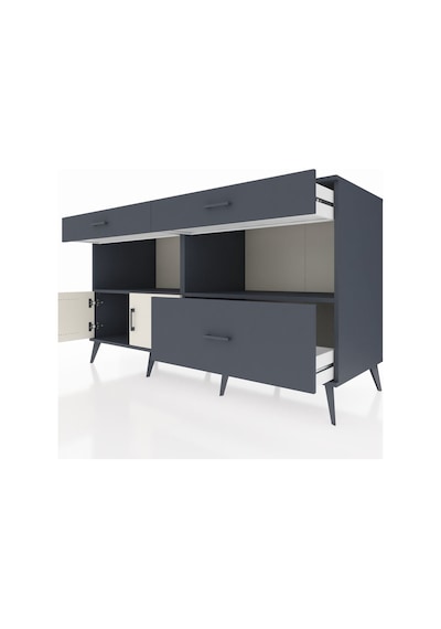 Kronos Konsol 2 Raflı 3 Çekmeceli 2 Kapaklı 176x59x99 Antrasit-ay Antrasit-aytaşı/antrasit Kronos Konsol 2 Raflı 3 Çekmeceli 2 Kapaklı 176x59x99 Antrasit-ay Antrasit-aytaşı/antrasit