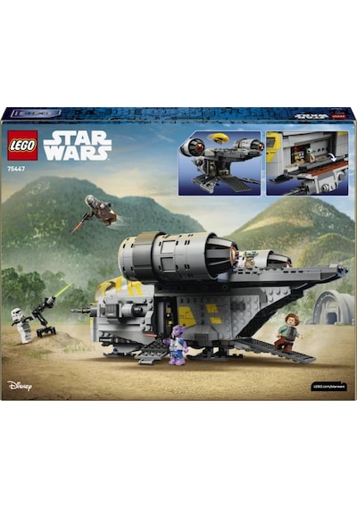 LEGO® Star Wars: Mandalorian ve Grogu™ Razor Crest™ 75447 - 10 Yaş ve Üzeri Çocuklar için Yaratıcı Oyuncak Yapım Seti (930 Parça)