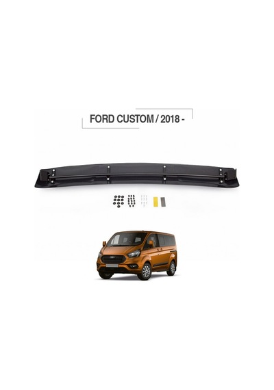 Ford Custom 2018 2019 2020 Model Ön Cam Güneşliği Siyah