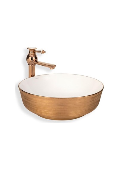 Eva Banyo Lena E-5004R Tezgah Üstü Porselen Lavabo