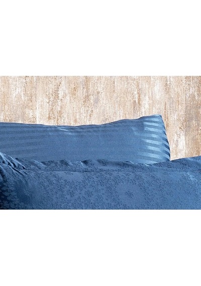 Jardin Bambu Jakar Kumaş Indigo Ikili Oksford 60x80cm Yastık Kılıfı-1351 Çok Renkli