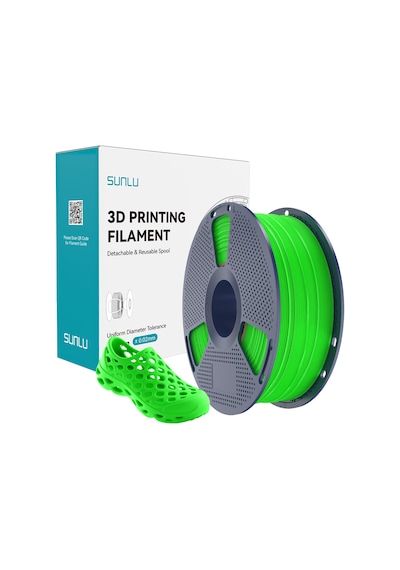 Sunlu Yeşil Tpu 95a Esnek Filament - 1.75mm - 1 Kg
