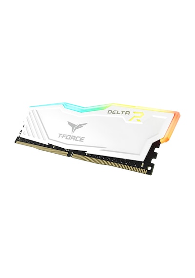 Team T-force Delta Rgb White 16gb 2x8gb 3200mhz Cl16 Ddr4 Gaming Abab35tmg0014