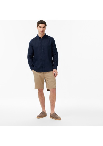 Nautica Erkek Lacivert Regular Fit Keten Gömlekdüzw65101t