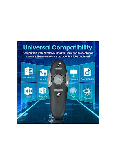 Wireless Presenter Kablosuz Sunum Aleti İşaretçi Sunumları Slayt İğneleri Kumanda Kedi Oyuncağı K100