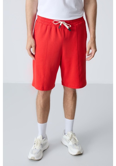 Air Jones Tommy Life Fiesta Pamuklu Kalın Yumuşak Dokulu Standart Fit Basic Erkek Şort - 81277 Kırmızı Air Jones Tommy Life Fiesta Pamuklu Kalın Yumuşak Dokulu Standart Fit Basic Erkek Şort - 81277 Kırmızı