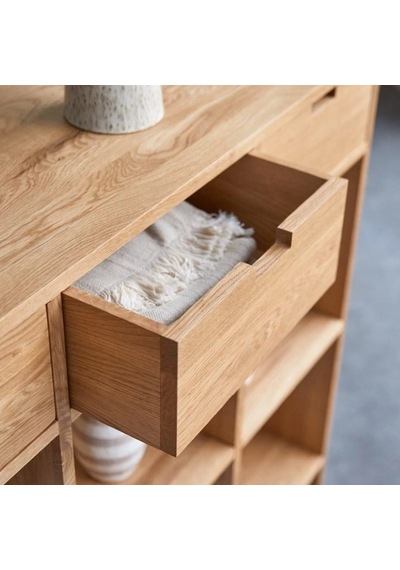 Oslo Model Masif Ahşap Büfe, Konsol Ceviz