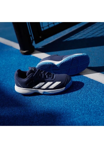 Adidas Kk3857 Courtflash Sert & Toprak Kort Çocuk Tenis Ayakkabısı Mavi