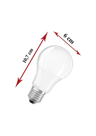 Osram Ledvalue 4,9w 40w 3 Lü Led Ampul Beyaz - 6500k E27