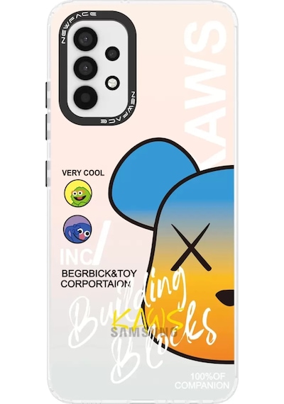 Newface Samsung Galaxy A53 5g Kılıf Estoril Desenli Kapak - Estoril - 6 Beyaz