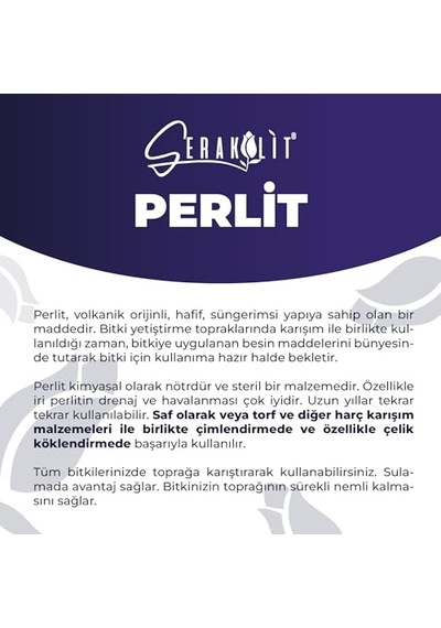 Serakülit Perlit - 15 Kg 0,250